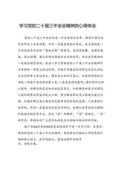 学习二十三中全会心得体会最新版二十七篇.docx