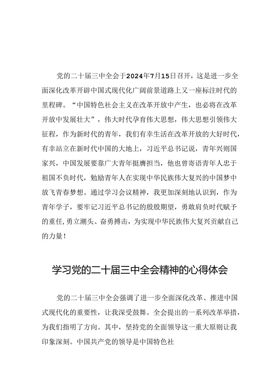 学习领会党的二十三中全会精神心得体会范例三十篇.docx_第3页