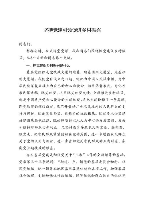 坚持x建引领促进乡村振兴.docx