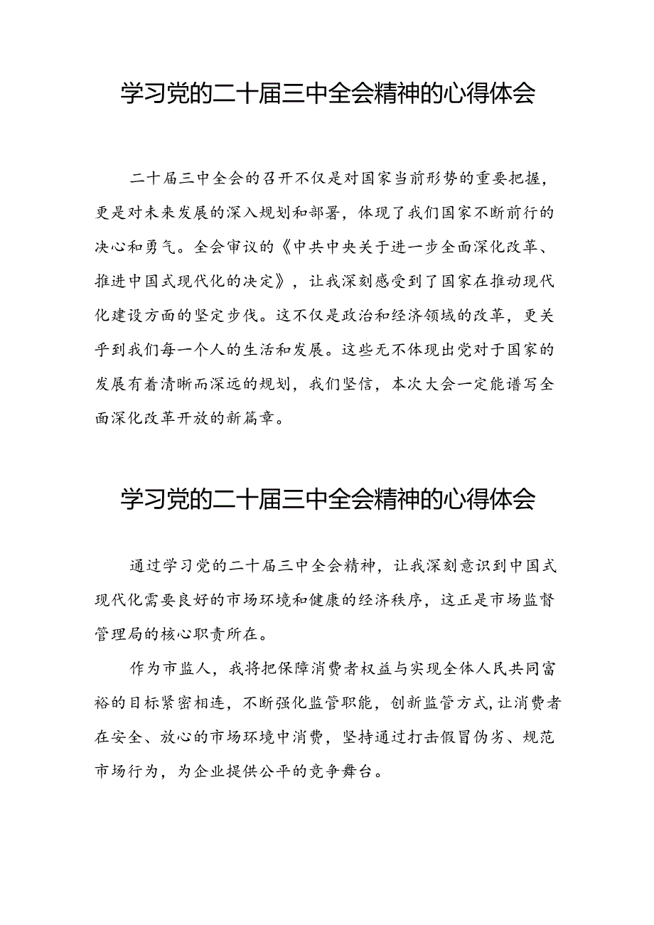 学习党的二十三中全会精神的心得体会精选范文四十四篇.docx_第3页