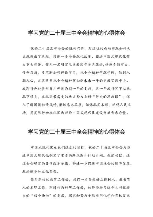 学习观看二十三中全会精神的心得体会合集二十七篇.docx