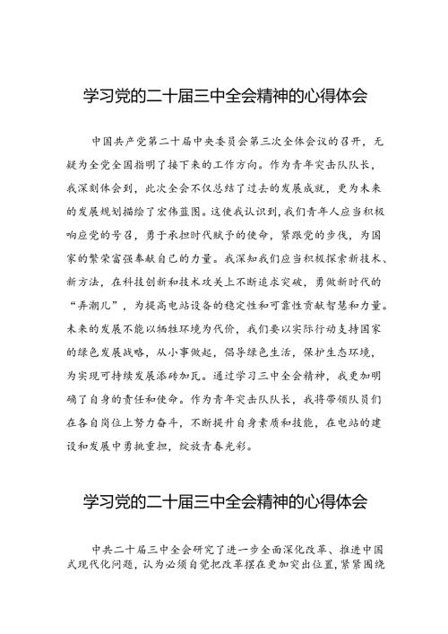党员关于学习二十三中全会精神心得感悟最新二十七篇.docx