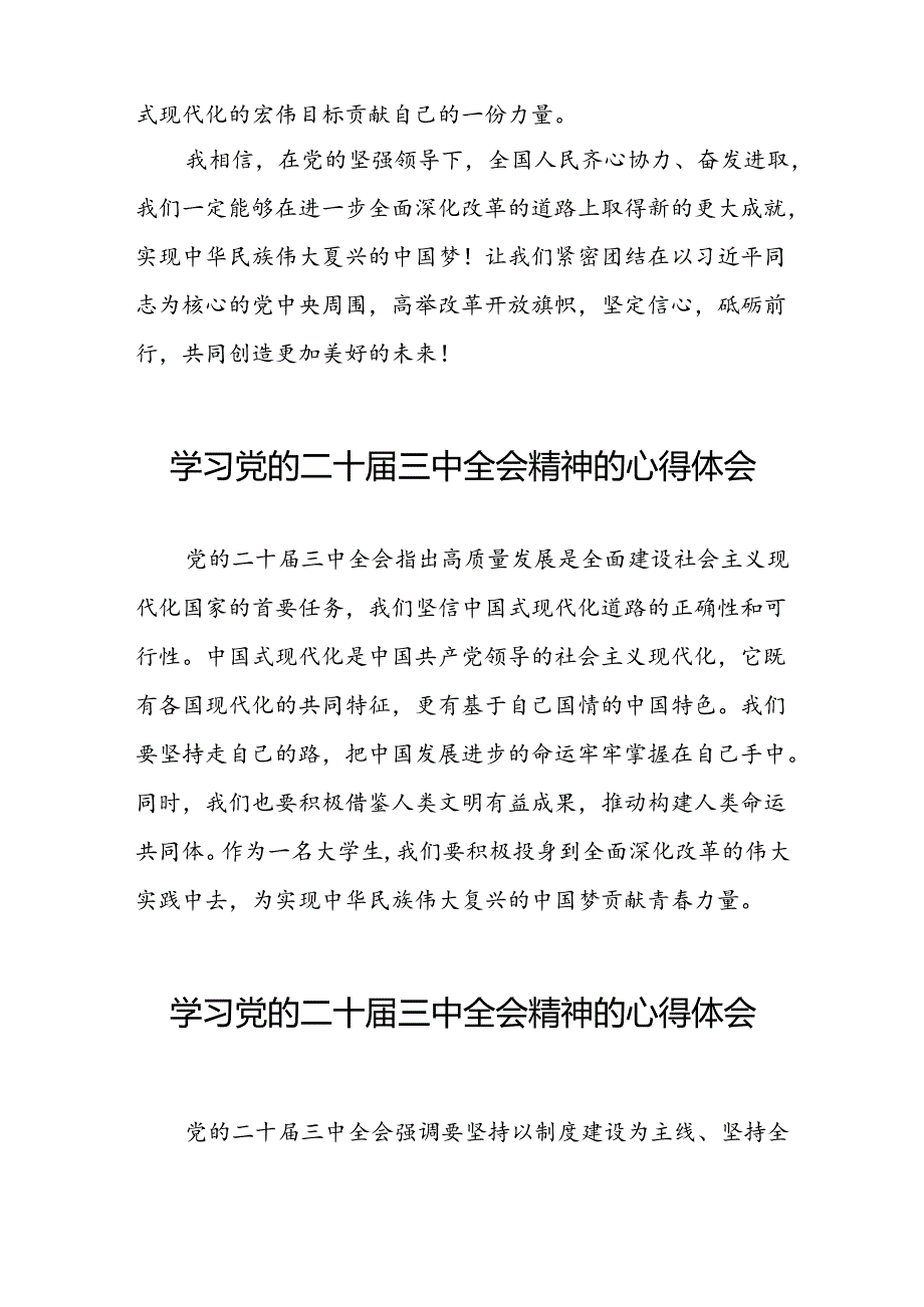 学习贯彻2024年二十三中全会精神心得体会交流发言二十七篇.docx_第2页