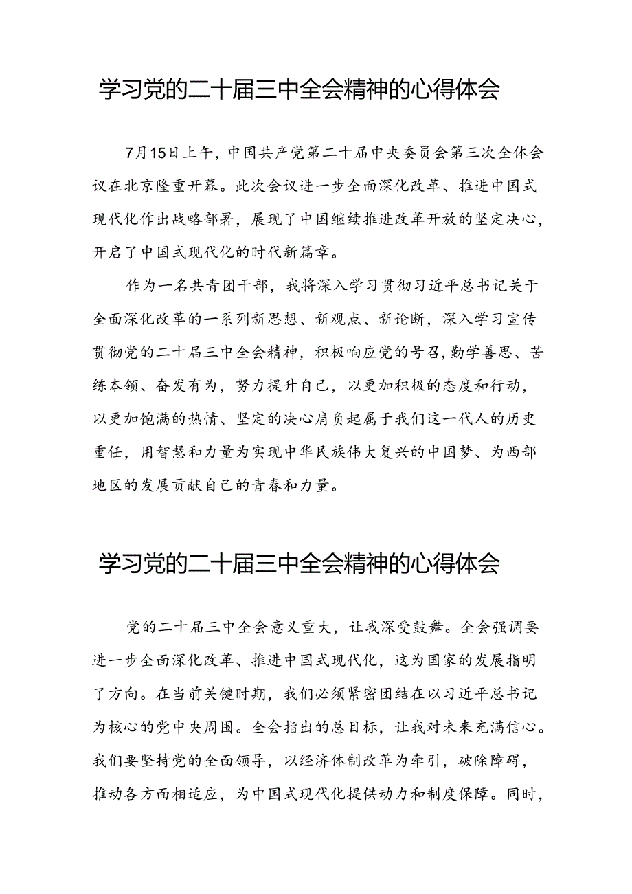 党员关于学习二十三中全会精神心得感悟三十五篇.docx_第2页