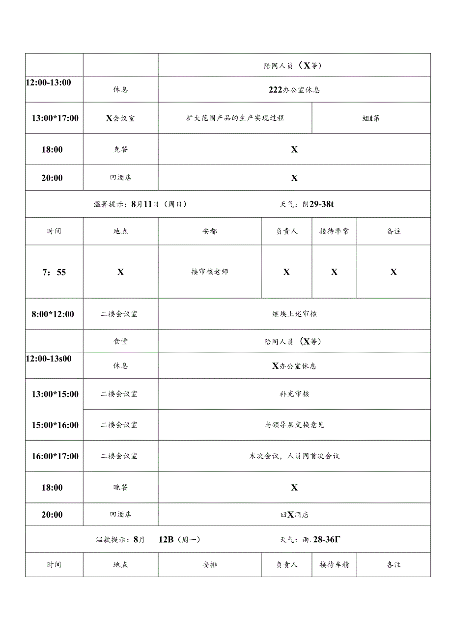 质量管理体系监督现场审核接待计划.docx_第3页