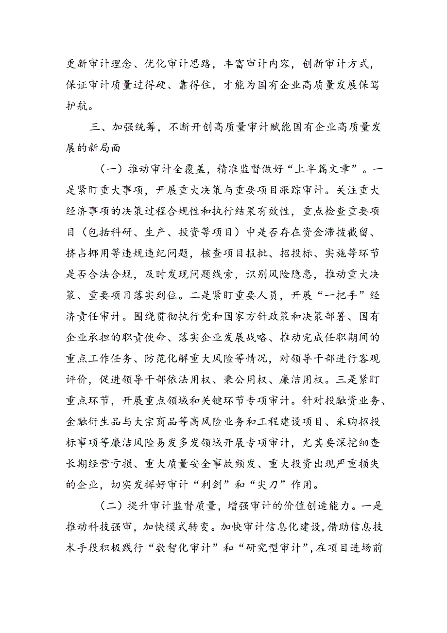 企业审计工作专题推进强调要求.docx_第3页