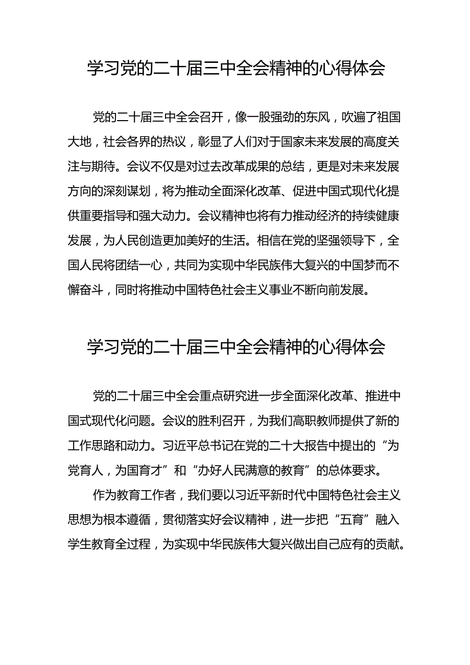 学习二十三中全会精神的心得体会最新版三十六篇.docx_第3页