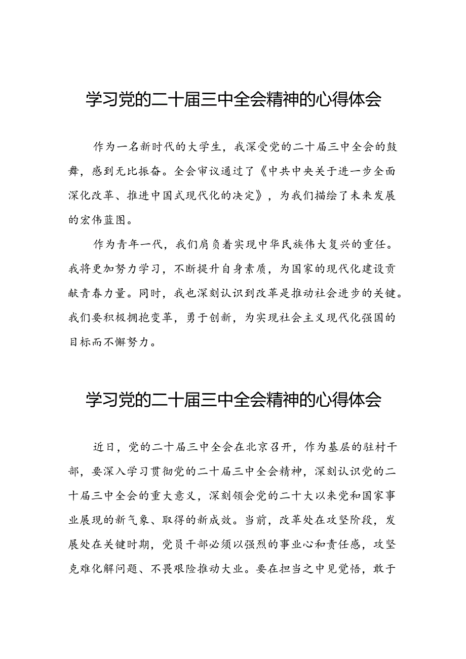 学习贯彻2024年二十三中全会精神心得感悟合集四十篇.docx_第1页