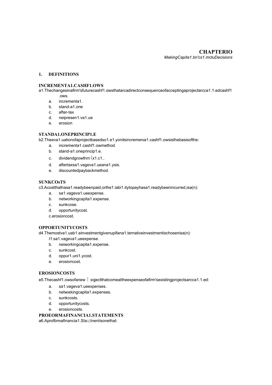 公司理财习题库Chap010.docx_第1页