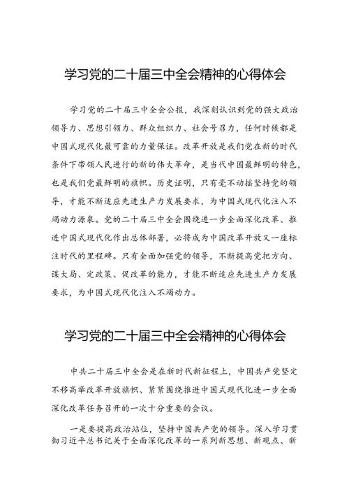 学习二十三中全会心得体会样本二十七篇.docx