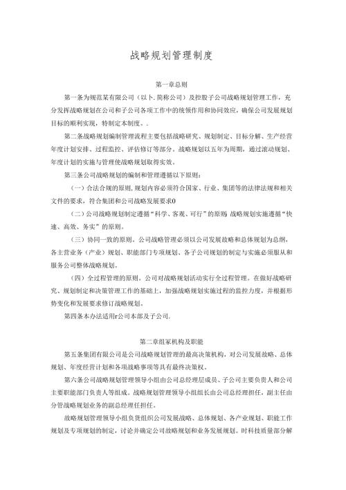 公司战略规划管理制度.docx