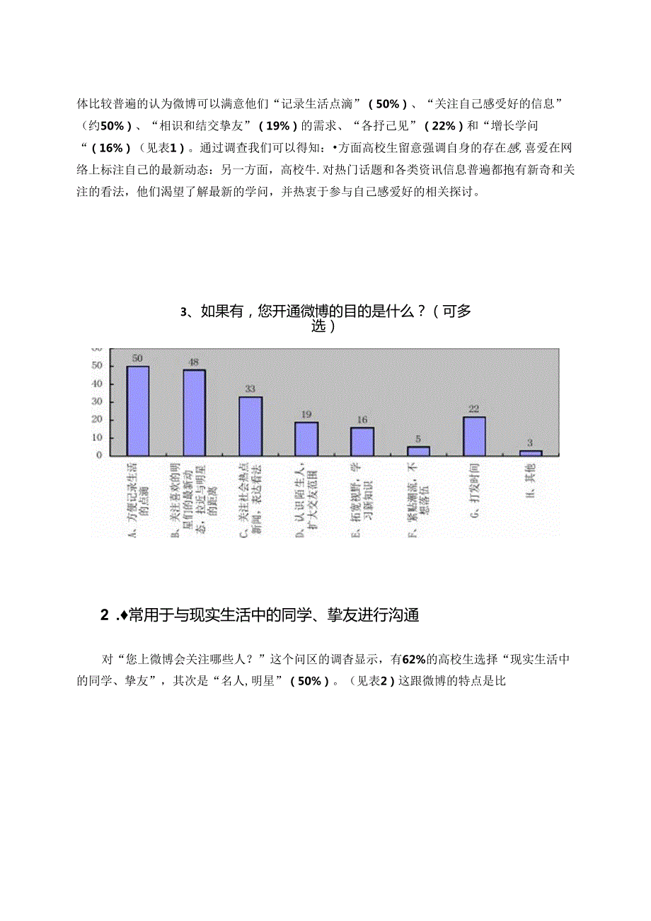 关于大学生对微博使用状况的调查报告.docx_第3页