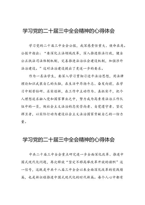 学习贯彻二十三中全会精神的心得体会最新模板25篇.docx