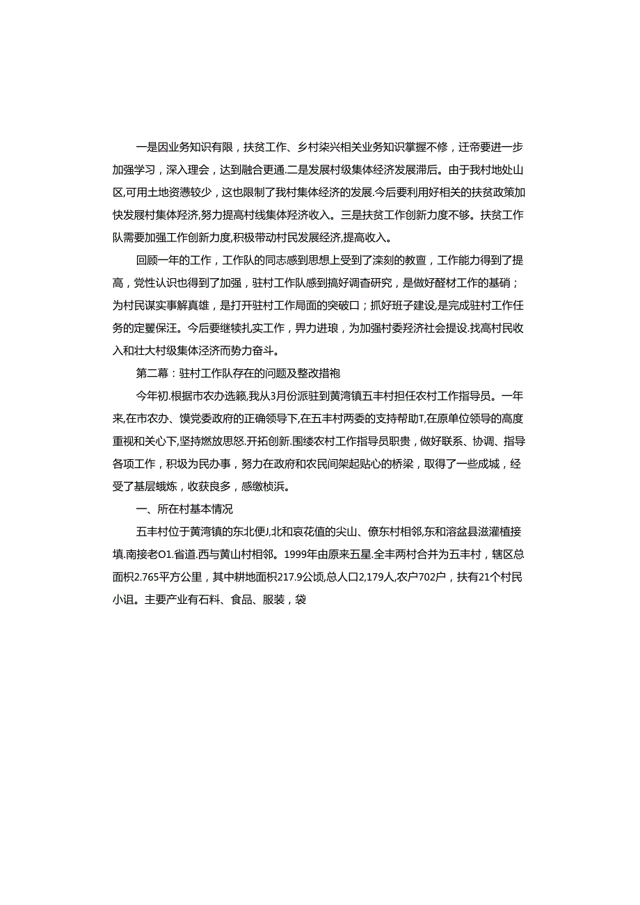 驻村工作队存在的问题及整改措施.docx_第3页