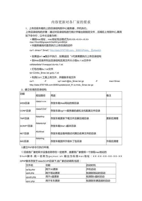 内容更新对各厂家的要求.docx