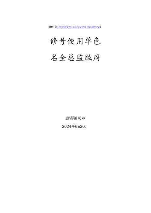 场车使用单位安全总监特种设备考试题库.docx
