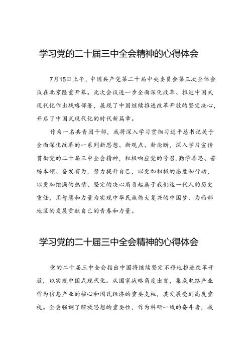 学习二十三中全会心得体会合辑二十七篇.docx