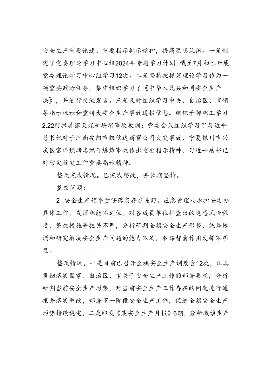 某某局关于市委巡察组安全生产工作开展专项巡察整改情况的报告.docx_第3页