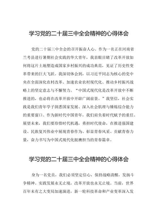 学习贯彻二十三中全会精神的心得体会优秀范文三十篇.docx