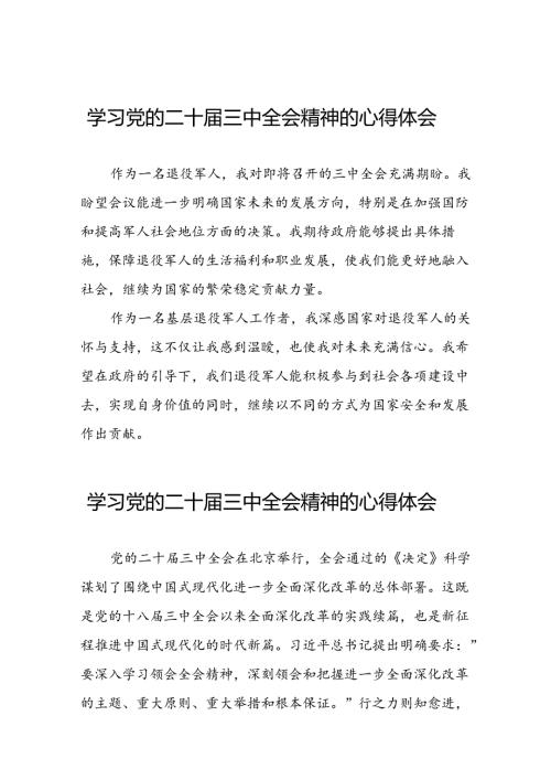 学习二十三中全会精神心得体会精选模板二十七篇.docx