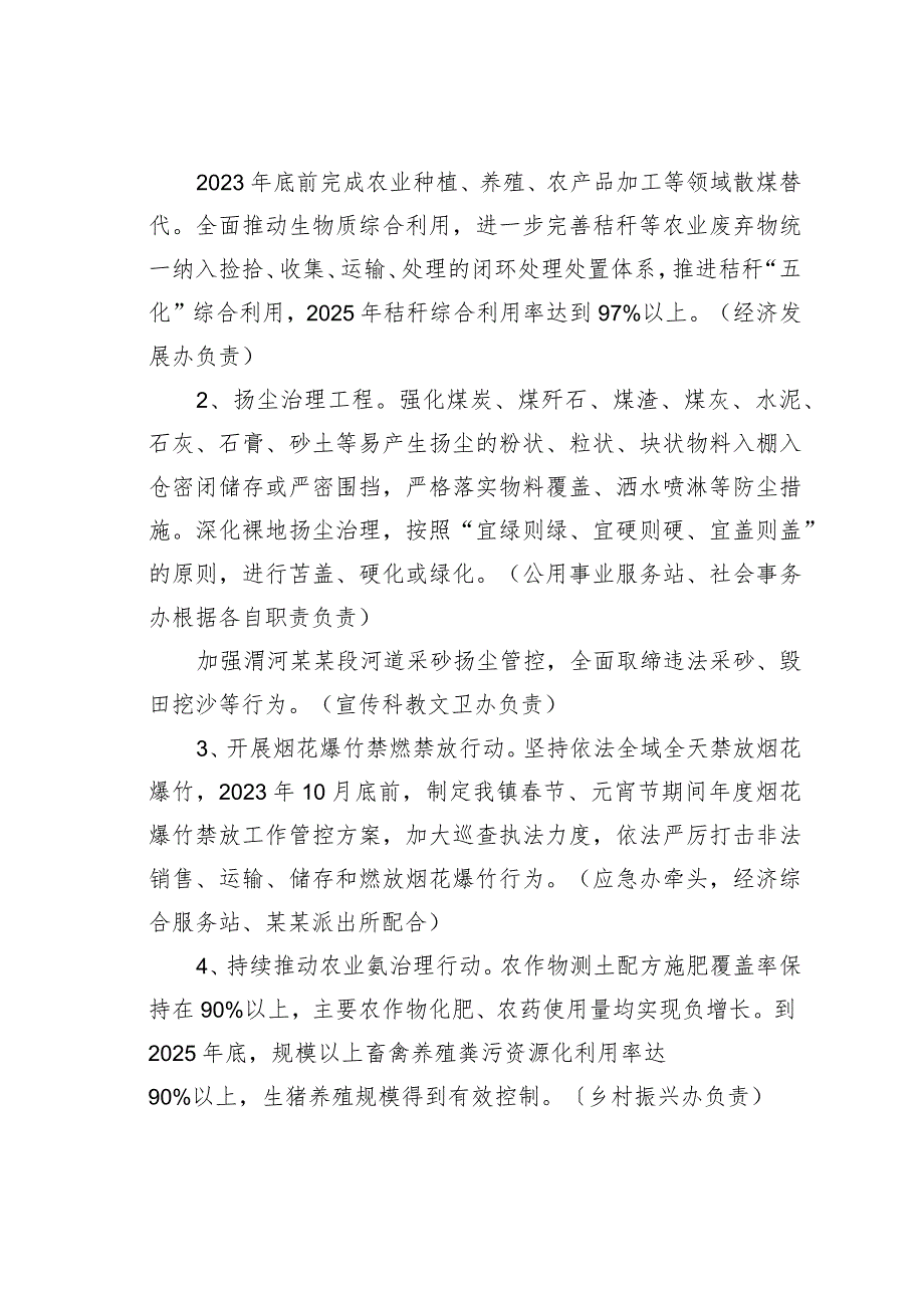某某镇大气污染治理（2023－2027年）专项行动工作方案.docx_第2页