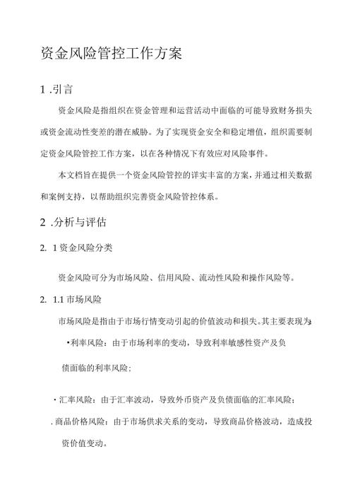 资金风险管控工作方案.docx