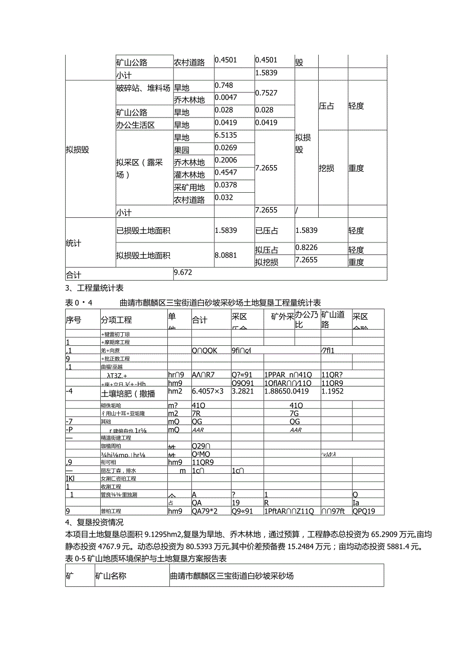 曲靖市麒麟区三宝街道白砂坡采砂场建筑用砂矿矿山地质环境保护与土地复垦方案.docx_第3页