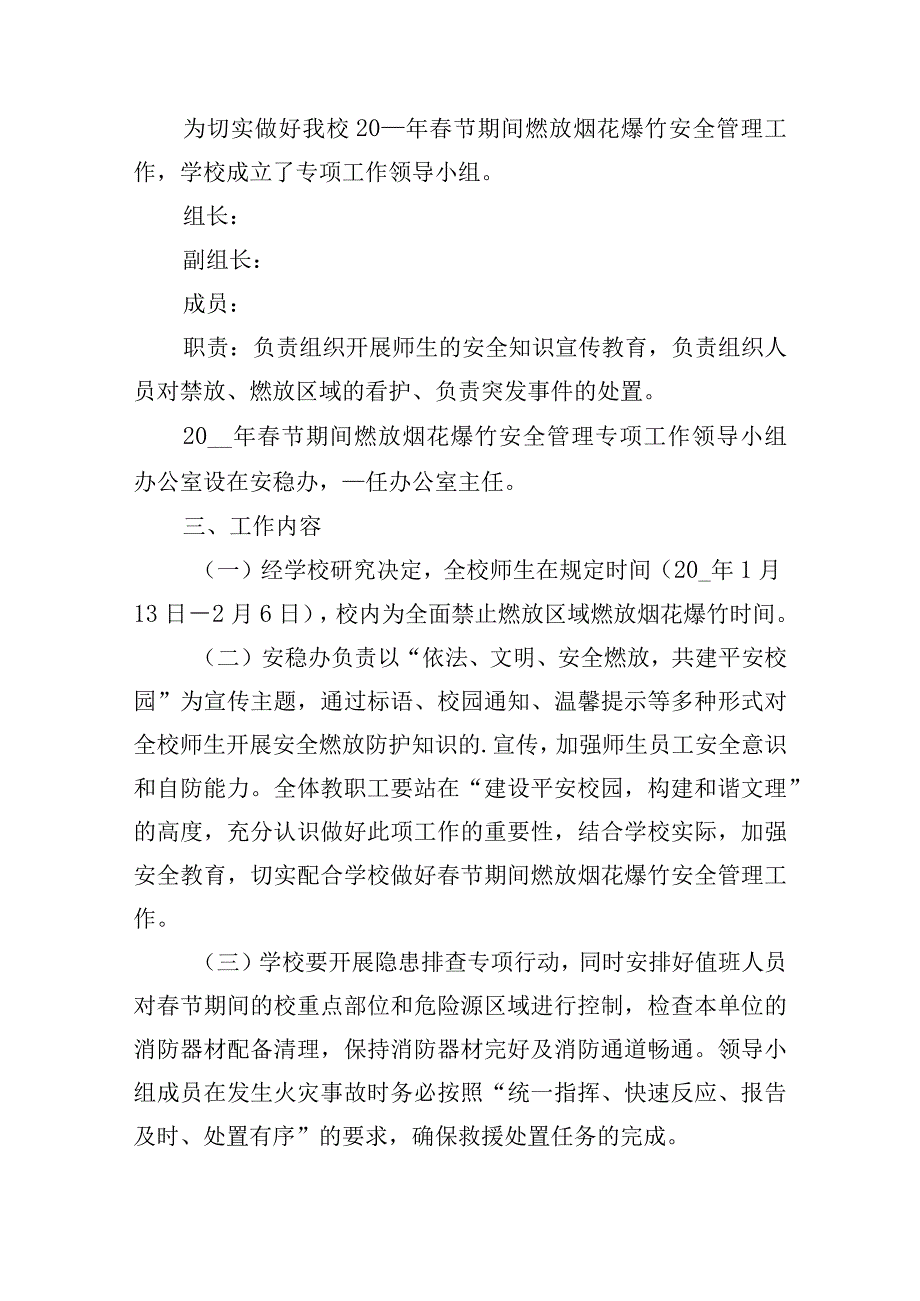 燃放烟花爆竹安全管理活动方案.docx_第2页