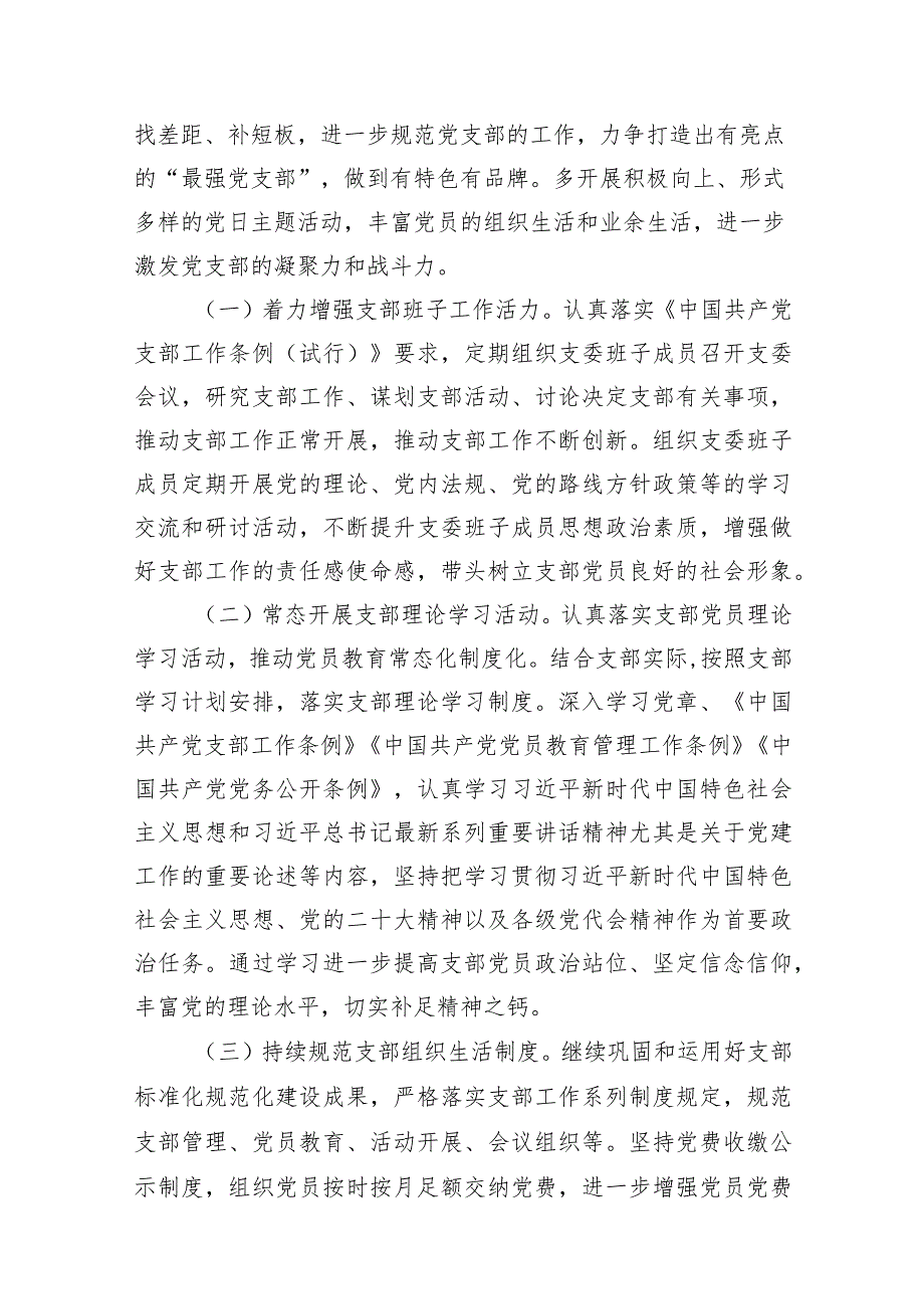 村党支部2024党建工作计划18篇(最新精选).docx_第3页