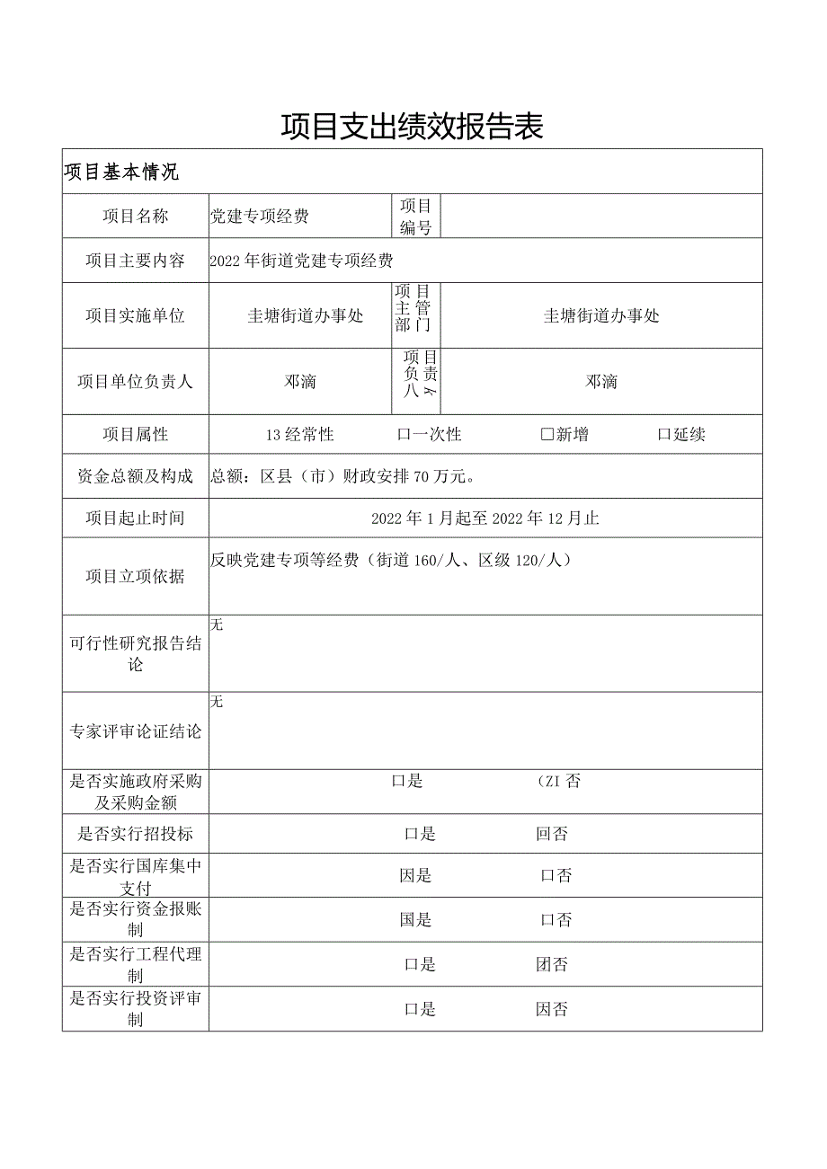雨花区2022部门单位项目支出绩效评价自评报告.docx_第2页