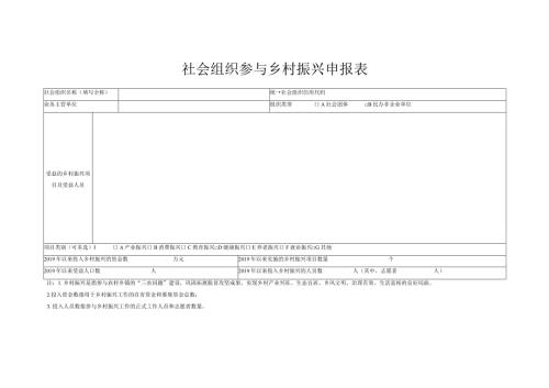 社会组织参与乡村振兴申报表.docx