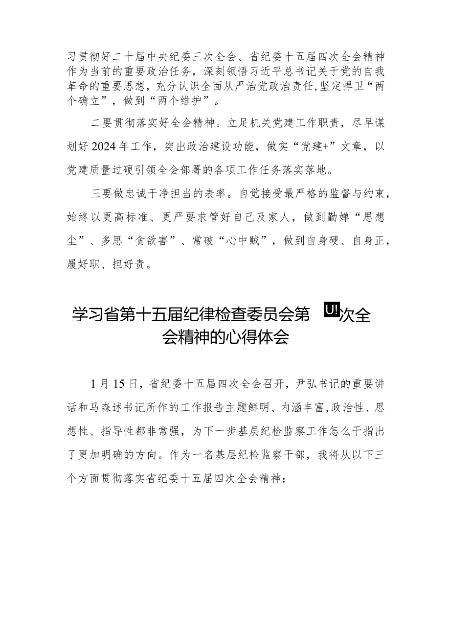 学习省第十五纪律检查委员会第四次全会精神的心得感悟十二篇.docx_第2页
