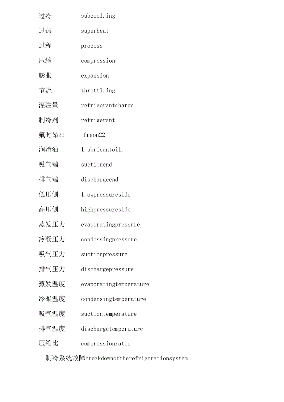 空调制冷词汇中英文对照表.docx_第3页