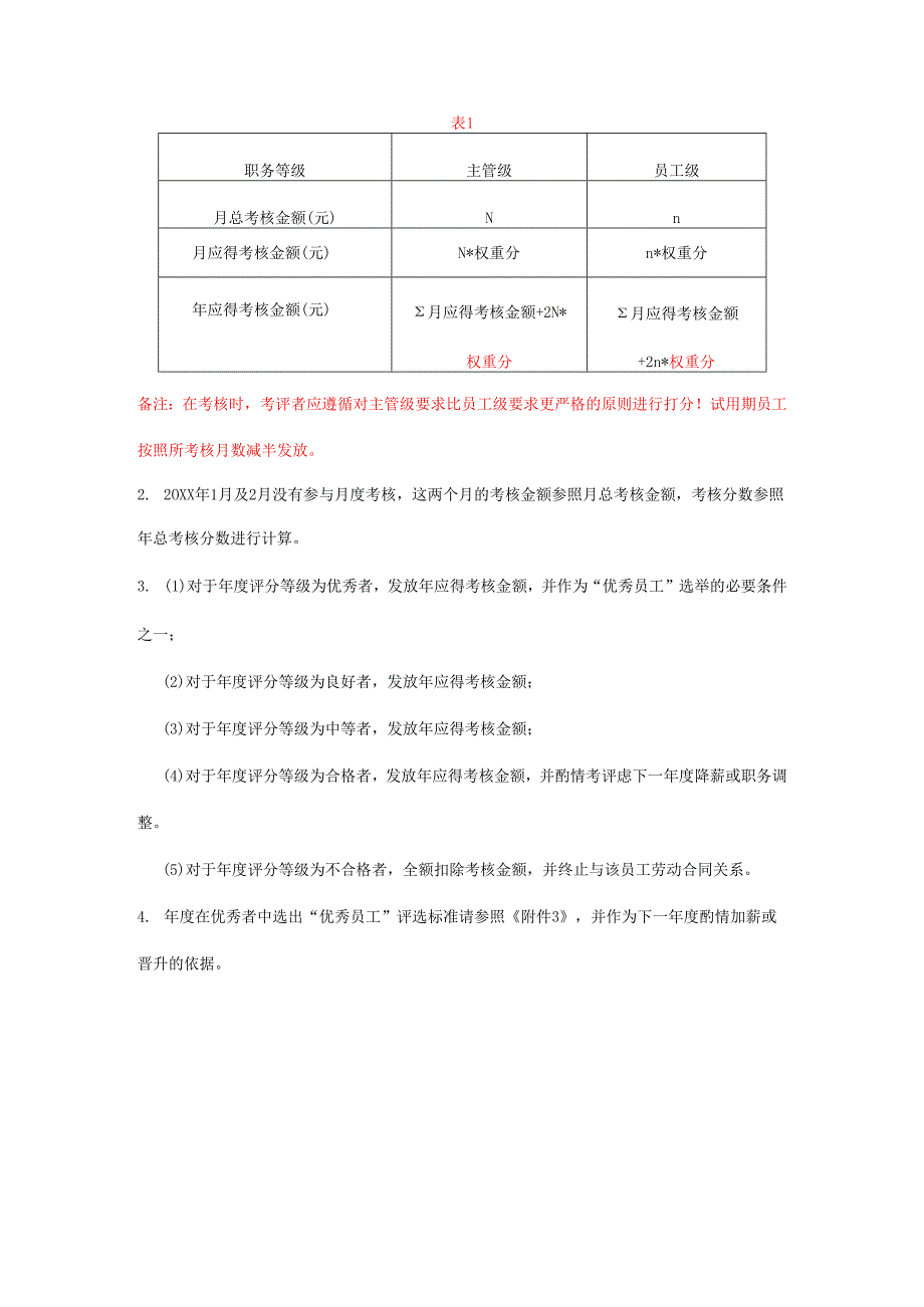 公司薪酬福利体系及优秀员工评选方案.docx_第3页