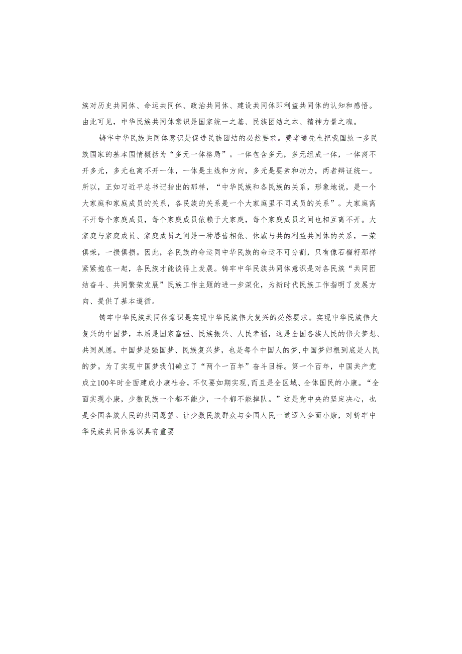 关于铸牢中华民族共同体意识演讲稿.docx_第3页