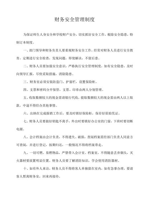 财务安全管理制度.docx