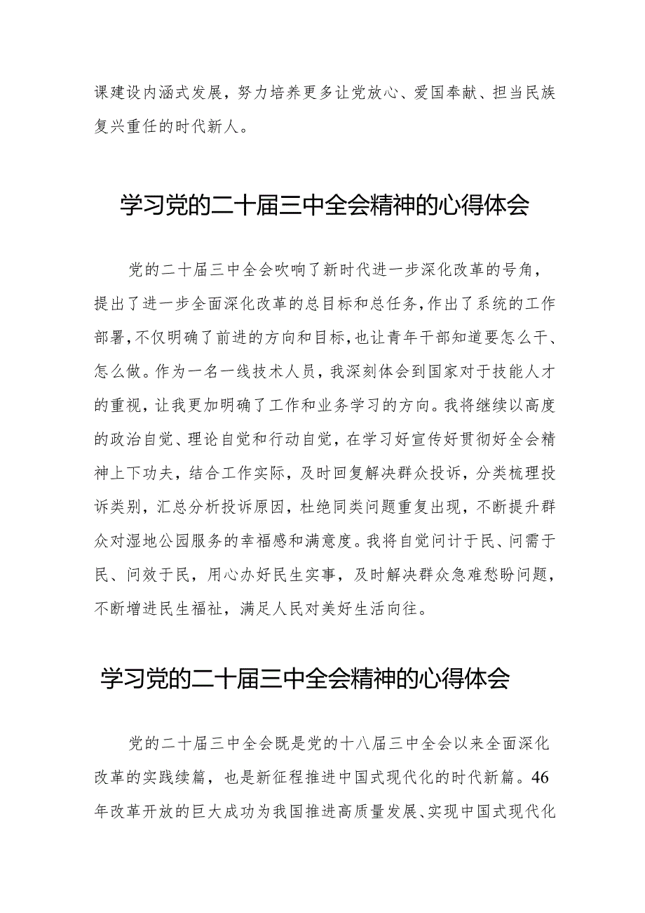 学习贯彻2024年二十三中全会精神心得体会交流发言32篇.docx_第3页