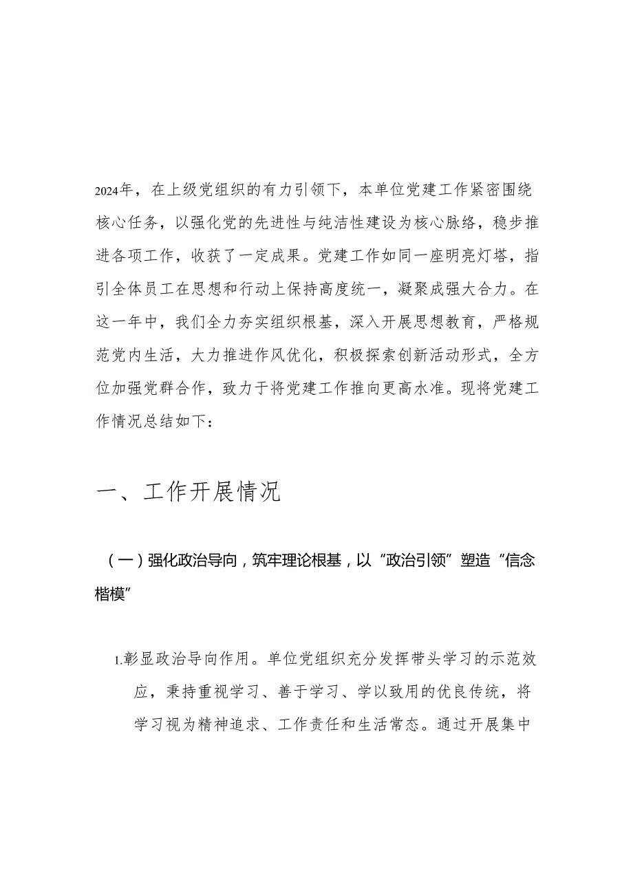 2024 党建工作总结及下一步计划（精选）(2).docx_第2页