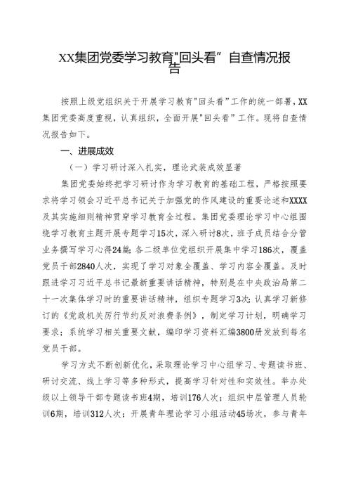 2025年7月学习教育”回头看”自查报告(多篇合集).docx
