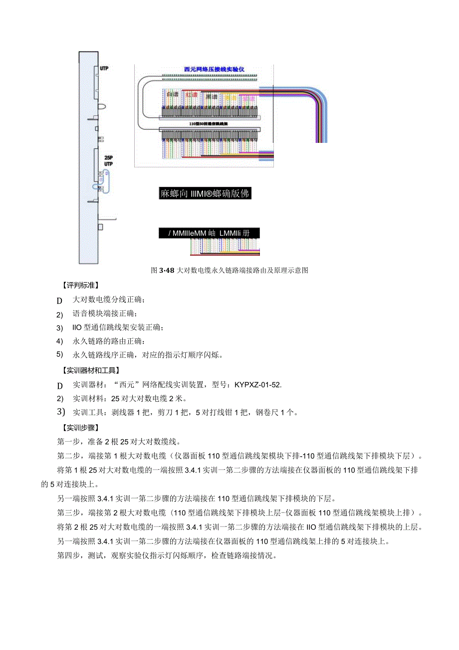 《网络综合布线系统工程技术实训教程》第4版第3章工程常用器材和工具实训项目.docx_第3页