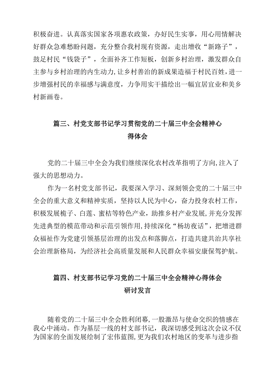 （7篇）驻村干部学习二十三中全会精神专题研讨材料范文.docx_第3页