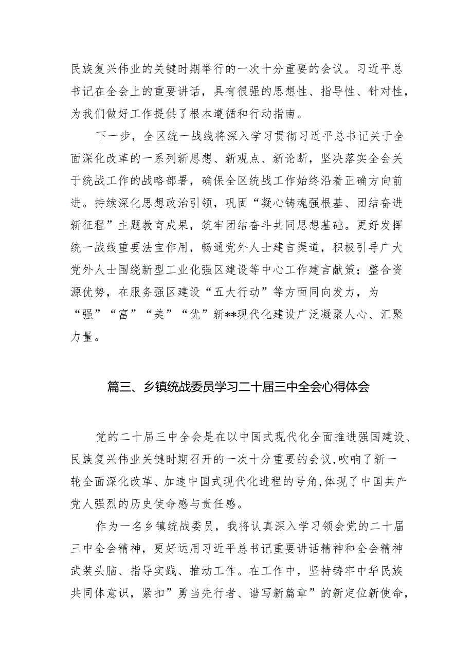 （10篇）统战新兵学习二十三中全会心得体会范文.docx_第2页