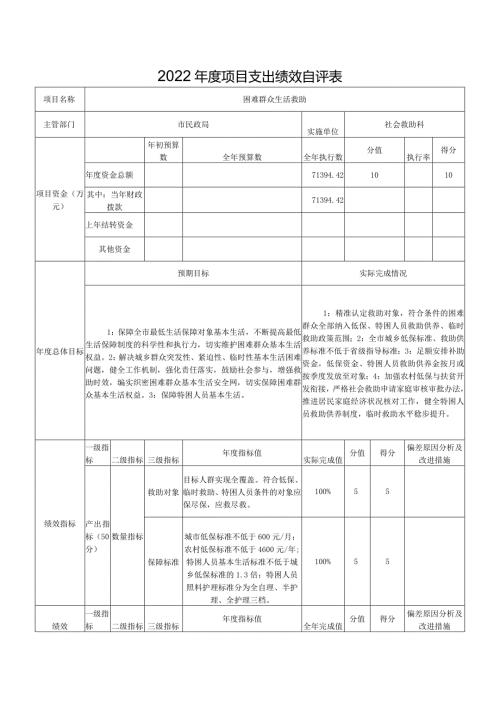2022项目支出绩效自评表.docx