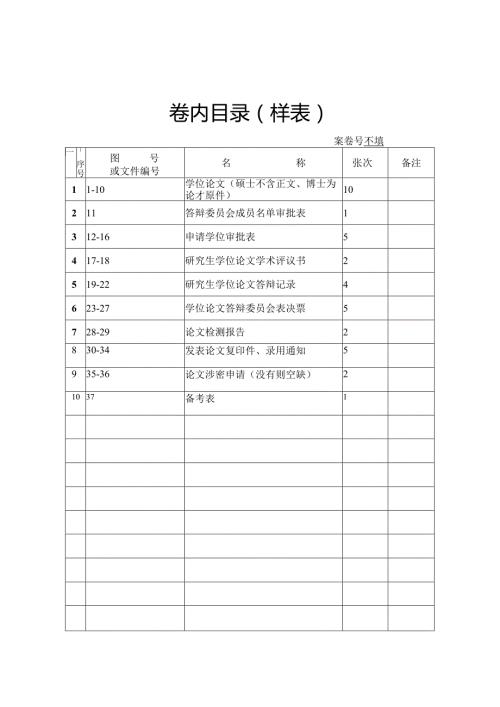 卷内目录样表.docx