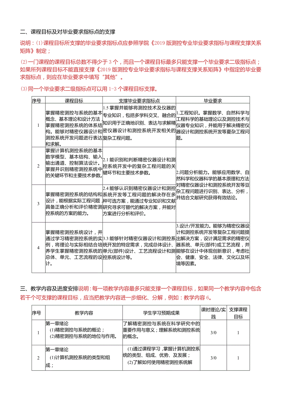 西南交通大学《精密测控与系统》课程教学大纲.docx_第2页