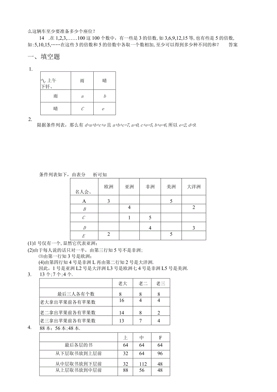 小学奥数列表法练习题及答案.docx_第2页