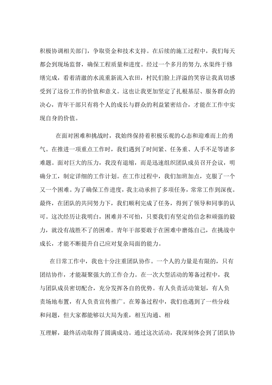 2025年青年干部先进典型发言.docx_第2页