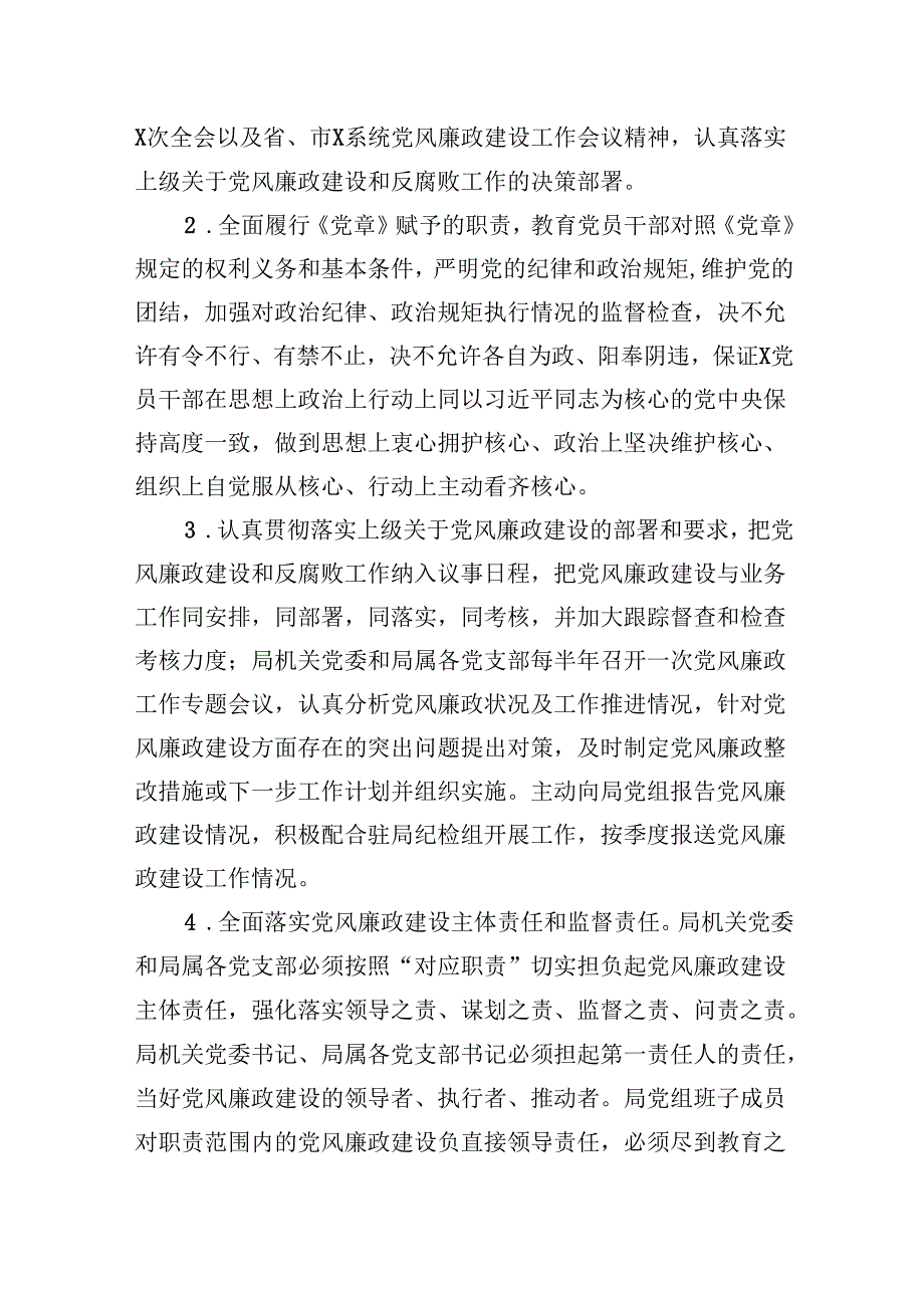 2024年党风廉政建设和反腐败工作目标责任书8篇（详细版）.docx_第2页