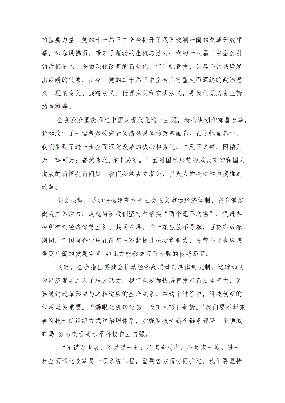 （18篇）纪检干部学习贯彻党的二十三中全会精神心得体会（精选）.docx_第3页