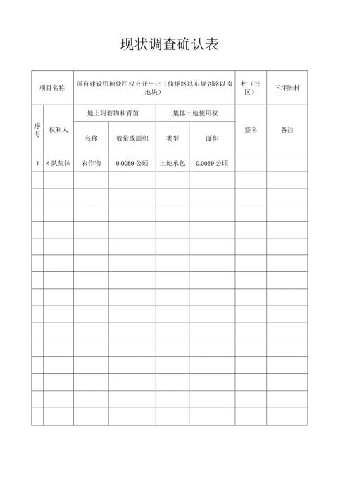 现状调查确认表.docx